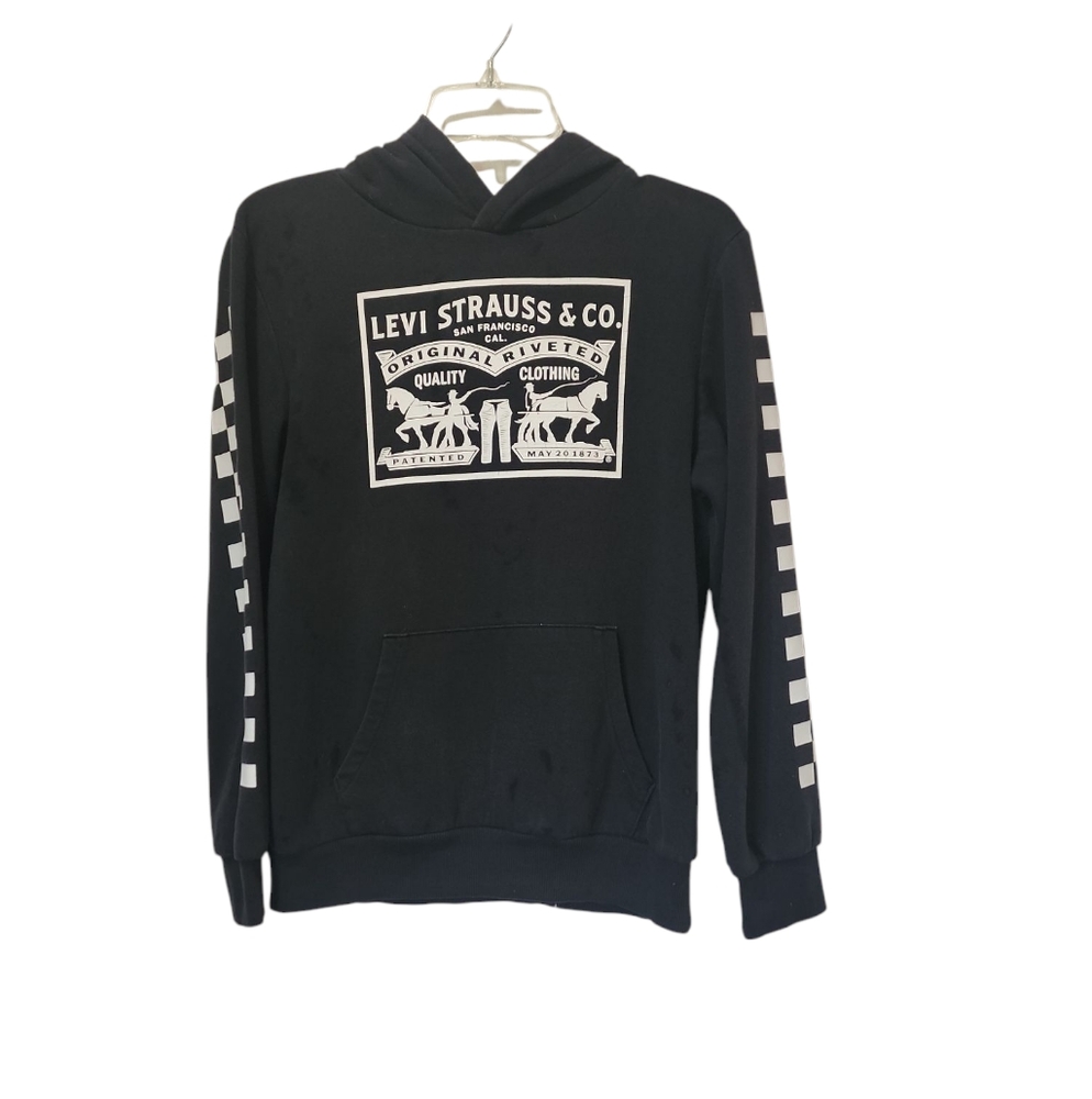 Levi's 2 Horsemen Black Hoodie for Youth XL